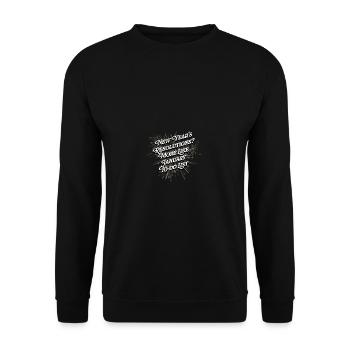 Plus comme Janvier To do List Funny Happy New Oui - Sweat-shirt Unisexe - noir - Devant - Alina (178cm) & Michal (187cm)