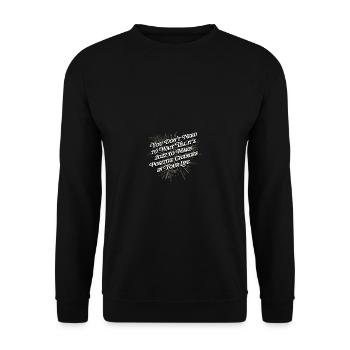 Je n’ai pas besoin d’attendre 2022 pour motiver Z - Sweat-shirt Unisexe - noir - Devant - Alina (178cm) & Michal (187cm)