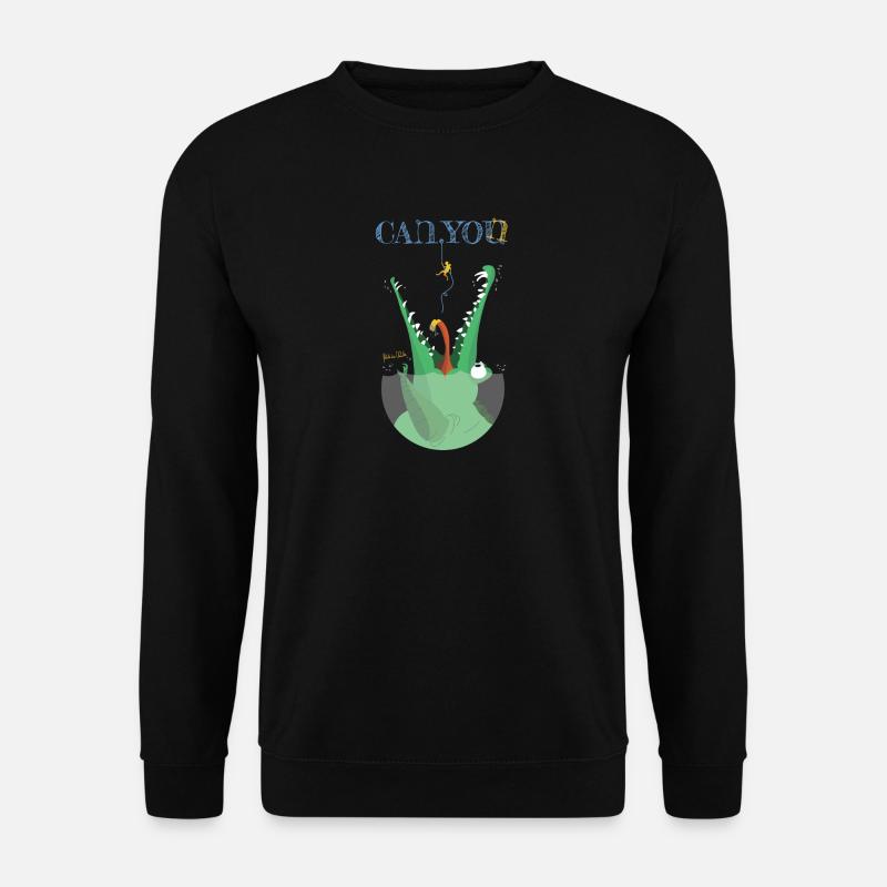 CrocoCanyon - Sweat-shirt Unisexe - noir