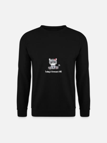 Nowadays predicts no sarcastic lust - Unisex Sweatshirt - black