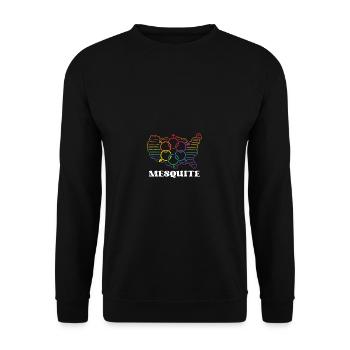 Mesquite Pride Month Pride Flag LGBT Community LGB - Unisex Pullover - Schwarz - Vorne - Alina (178cm) & Michal (187cm)