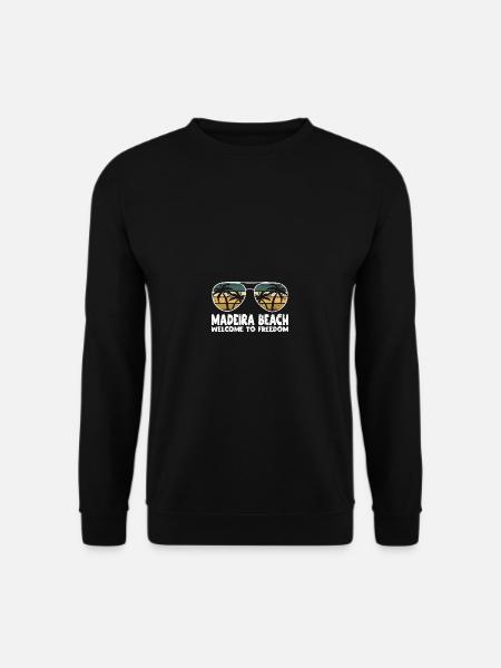 Madère Beach Bienvenue à Freedom Holiday Jump - Sweat-shirt Unisexe - noir