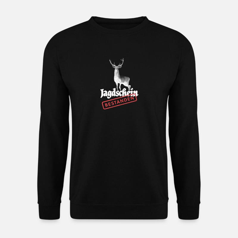 Jagdschein bestanden! - Unisex Pullover - Schwarz