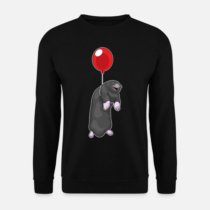 Mole Balloon - Unisex Sweatshirt - black