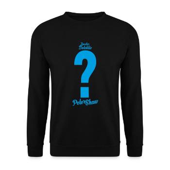 Die Drei ??? Peter Shaw Kostüm - Unisex Pullover - Schwarz - Vorne - Alina (178cm) & Michal (187cm)