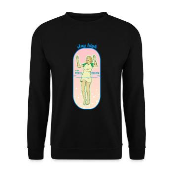 stay high - Unisex Pullover - Schwarz - Vorne - Alina (178cm) & Michal (187cm)
