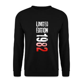 LIMITED EDITION 1982 - Sweat-shirt Unisexe - noir - Devant - Alina (178cm) & Michal (187cm)