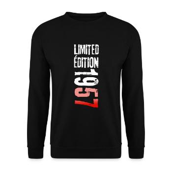 LIMITED EDITION 1957 - Sweat-shirt Unisexe - noir - Devant - Alina (178cm) & Michal (187cm)