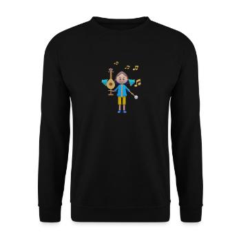 Drôle 27 - Sweat-shirt Unisexe - noir - Devant - Alina (178cm) & Michal (187cm)