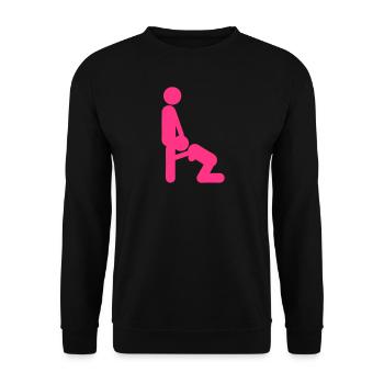 blowjob sexsymbol der liebe 603 - Sweat-shirt Unisexe - noir - Devant - Alina (178cm) & Michal (187cm)