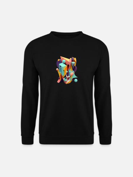 .3D - Unisex Sweatshirt - black