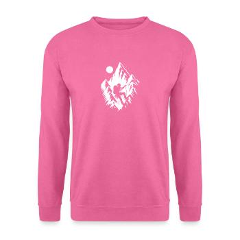 grimpeur - Sweat-shirt Unisexe - rose - Devant