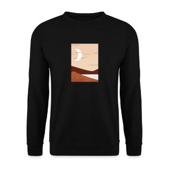Nacht der abstrakten Desserts - Unisex Pullover - Schwarz - Vorne - Alina (178cm) & Michal (187cm)