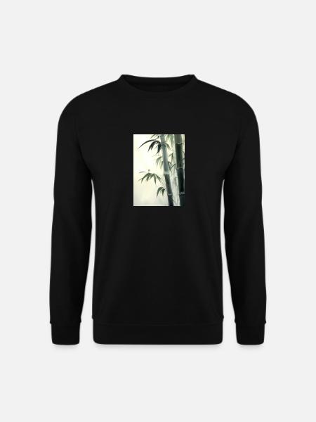 Bambus - Unisex Pullover - Schwarz