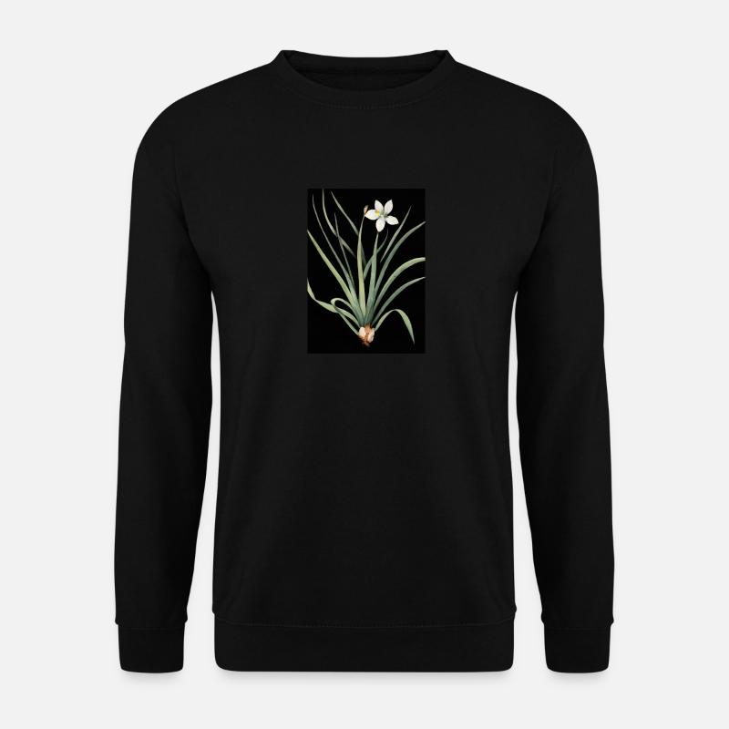 Frontlicht Blume - Unisex Pullover - Schwarz