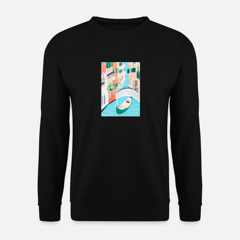 Venedig Italien - Unisex Pullover - Schwarz