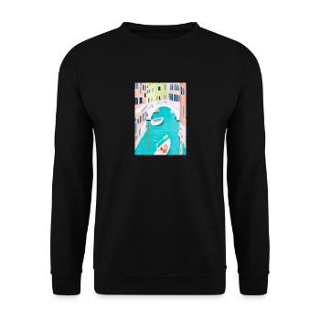 Venedig Italien - Unisex Pullover - Schwarz - Vorne - Alina (178cm) & Michal (187cm)
