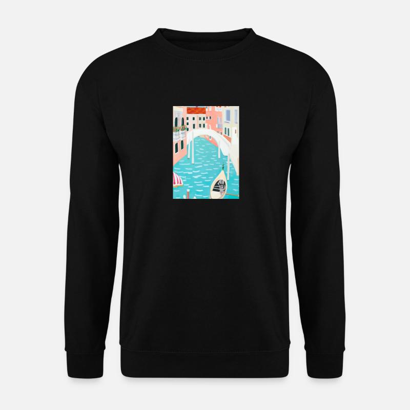 Venedig Italien - Unisex Pullover - Schwarz