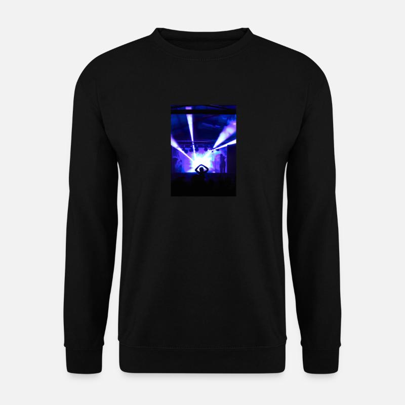 DJ beim Festival - Unisex Pullover - Schwarz