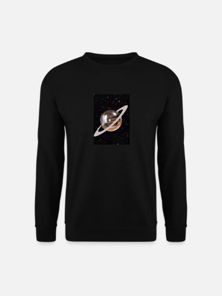 Funky Planet - Unisex Pullover - Schwarz