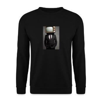 Anzug Tube TV Mann - Unisex Pullover - Schwarz - Vorne - Alina (178cm) & Michal (187cm)