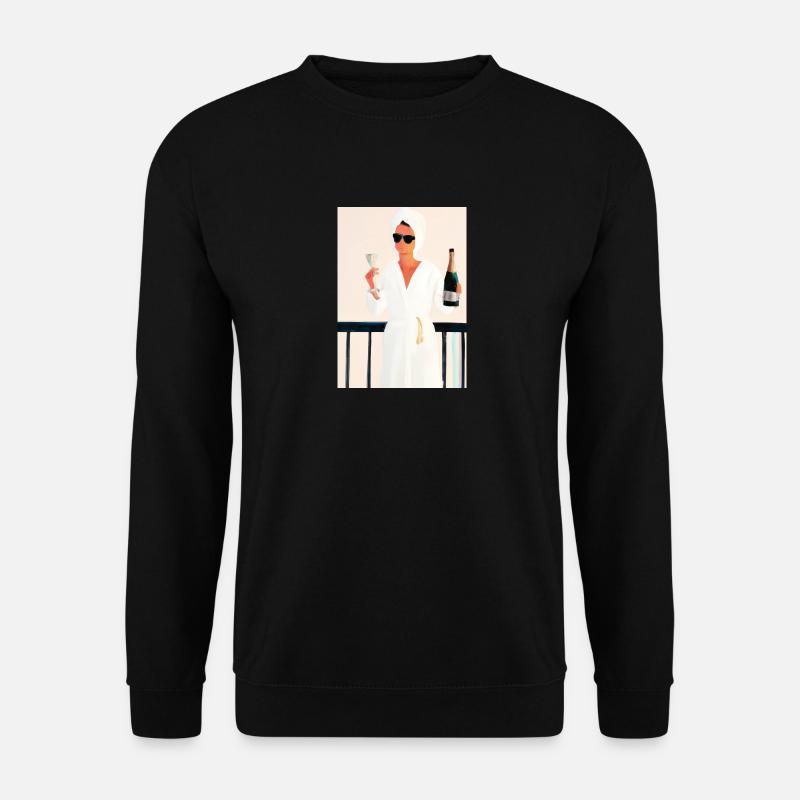 Frauen Weinbad - Unisex Pullover - Schwarz