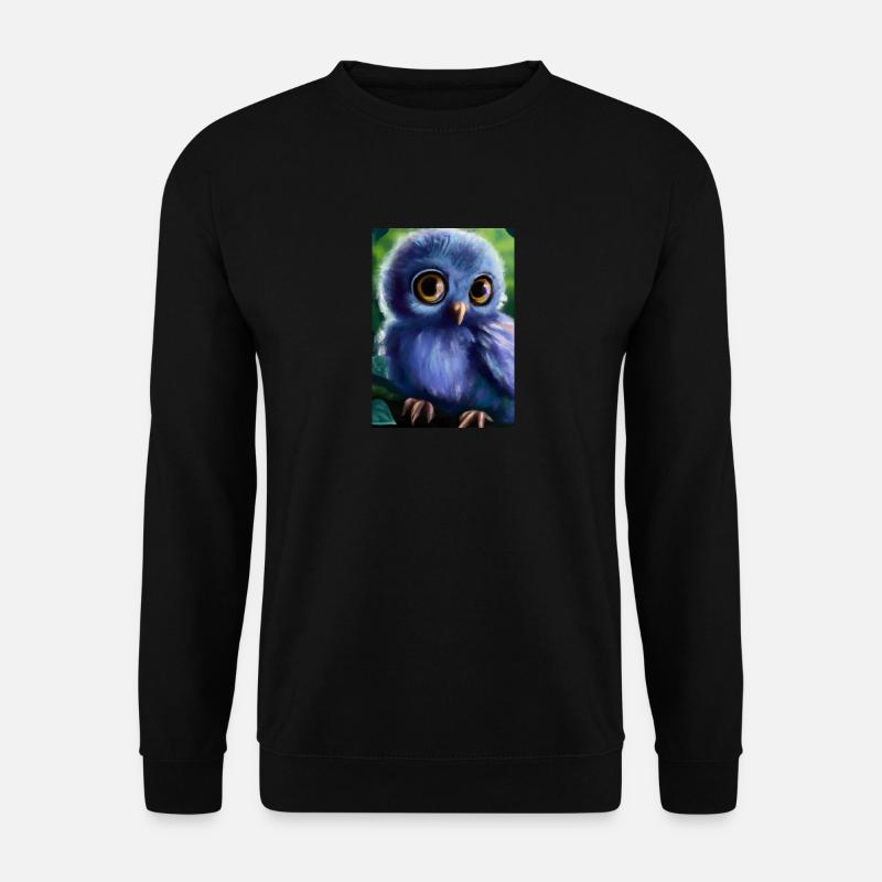 Baby-Kauz - Unisex Pullover - Schwarz