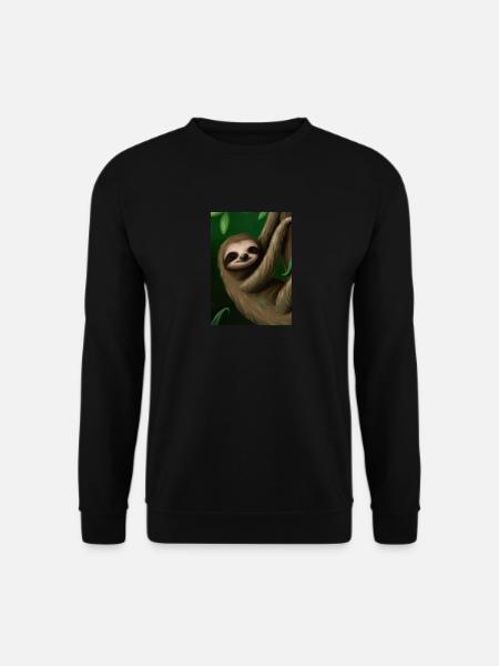 Baby-Faultier - Unisex Pullover - Schwarz