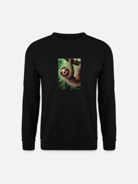 Baby-Faultier - Unisex Pullover - Schwarz