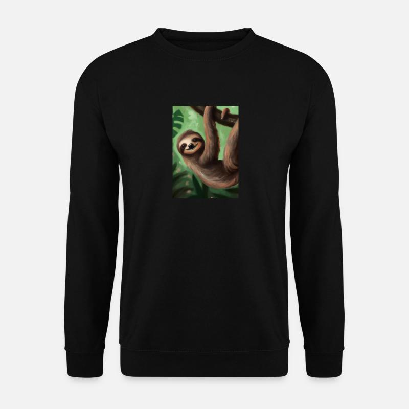 Baby-Faultier - Unisex Pullover - Schwarz