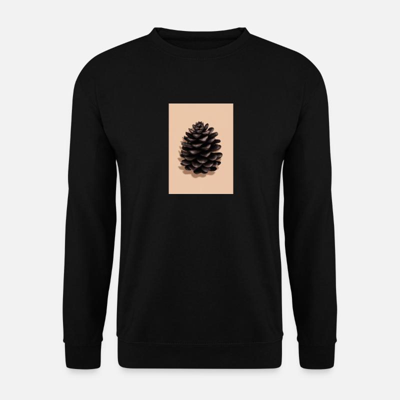 Schwarzer Kiefernzapfen - Unisex Pullover - Schwarz