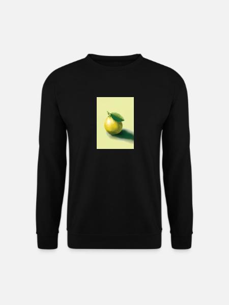 Zitrusfrüchte - Unisex Pullover - Schwarz