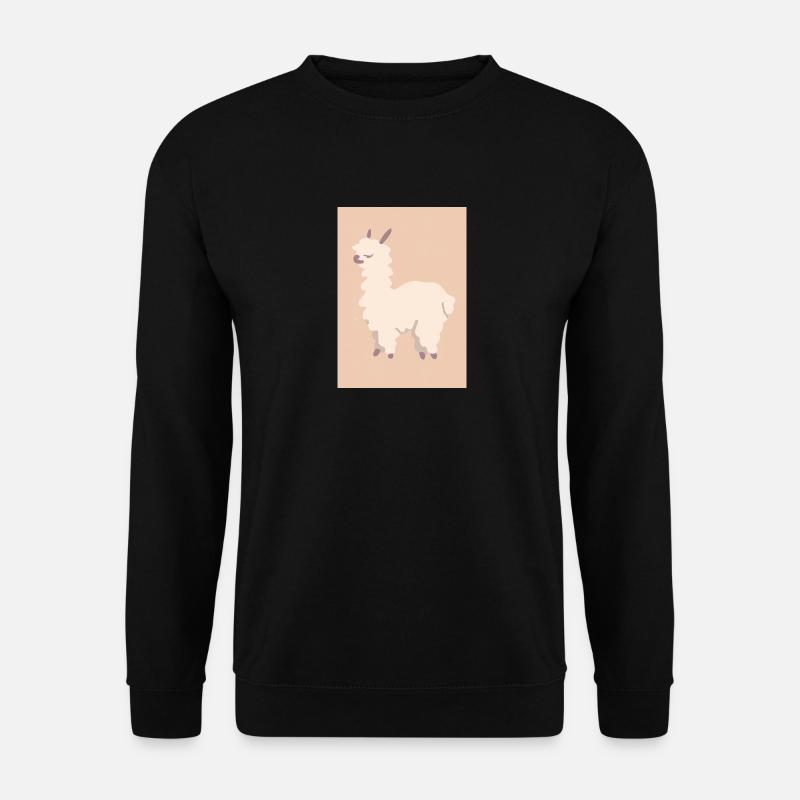 Pastell-Alpaka - Unisex Pullover - Schwarz