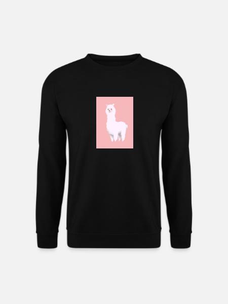 Pastell-Alpaka - Unisex Pullover - Schwarz