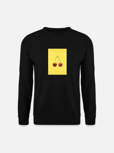 Zwei Kirschen - Unisex Pullover - Schwarz