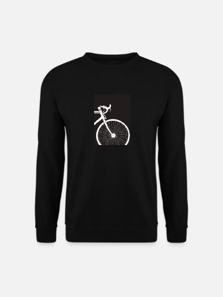 Weißes Fahrrad - Unisex Pullover - Schwarz