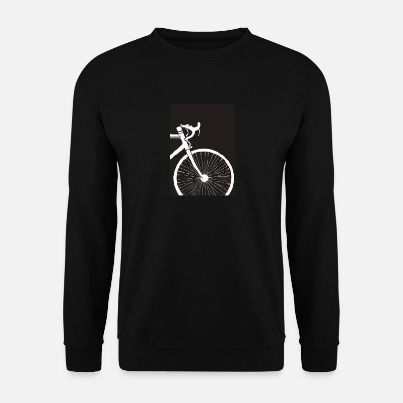 Weißes Fahrrad - Unisex Pullover - Schwarz