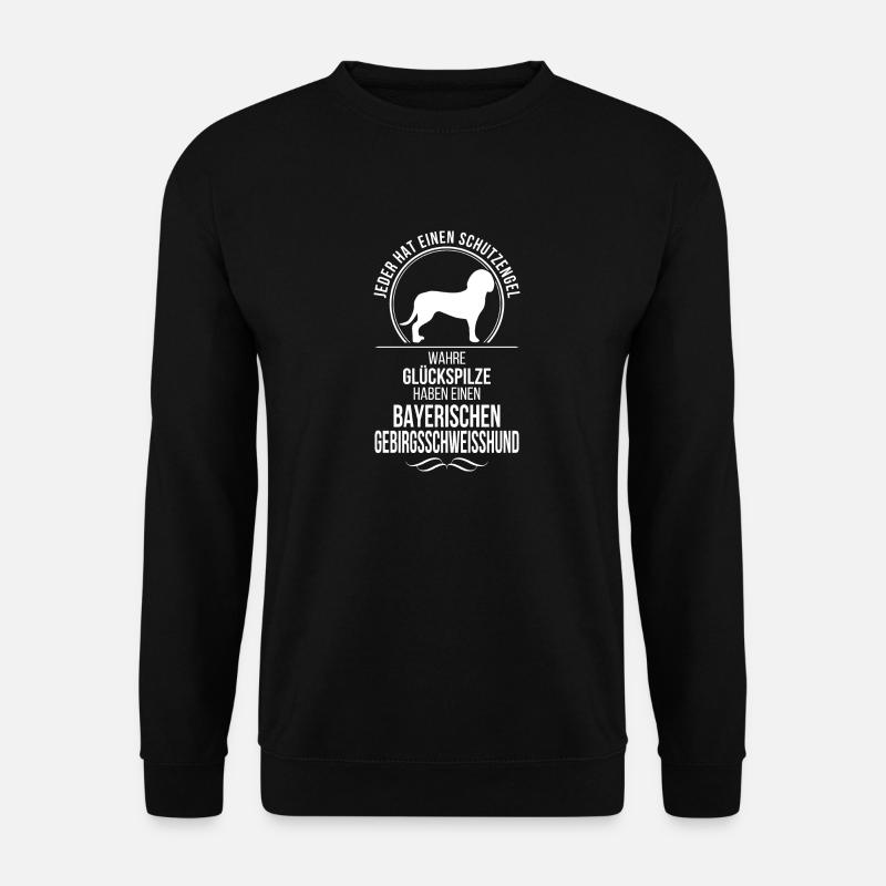 BAYERISCHER GEBIRGSSCHWEIßHUND Schutz Wilsigns - Unisex Pullover - Schwarz