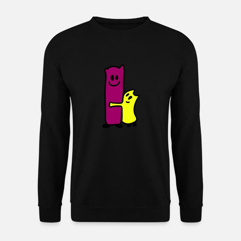 Umarmen - Unisex Pullover - Schwarz