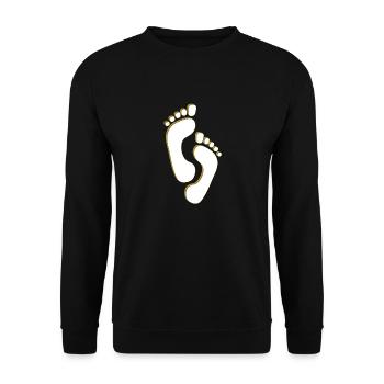 Käsefüsse - Unisex Pullover - Schwarz - Vorne - Alina (178cm) & Michal (187cm)