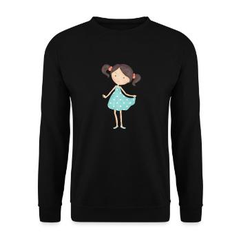 Mädchen - Unisex Pullover - Schwarz - Vorne - Alina (178cm) & Michal (187cm)