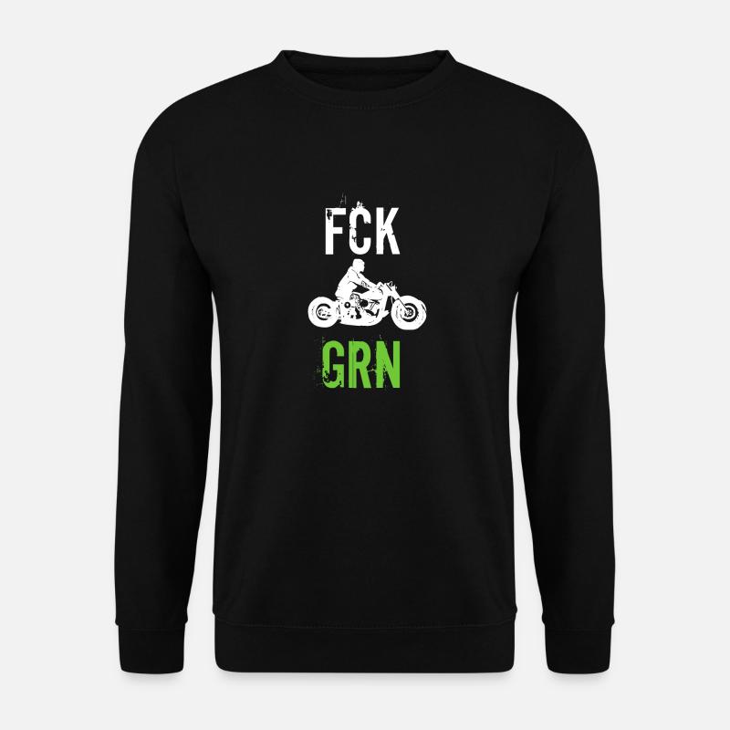 Fck Grn Anti Grün - Unisex Pullover - Schwarz