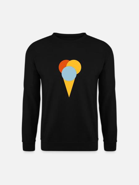 Crème glacée - Sweat-shirt Unisexe - noir
