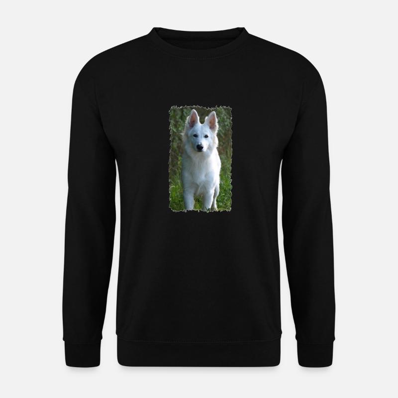 weißer Engel - Unisex Pullover - Schwarz
