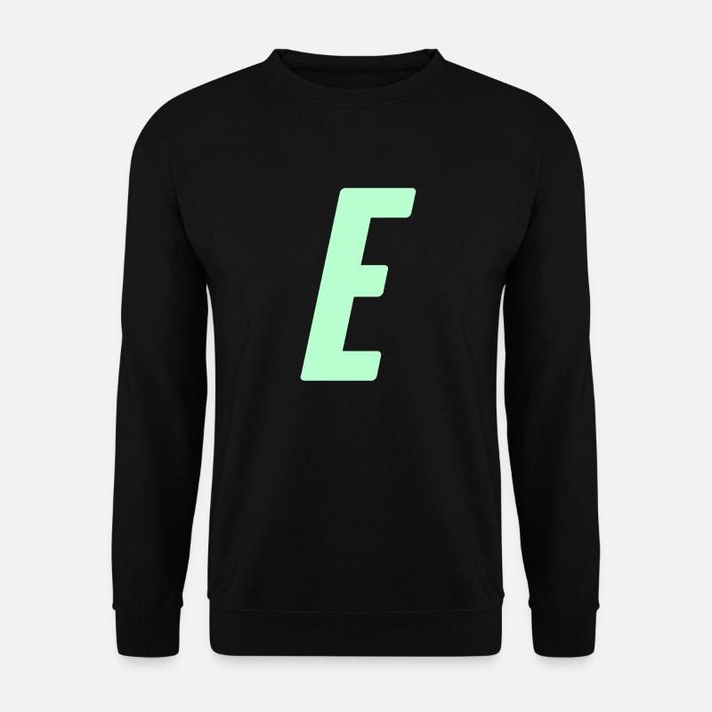 E - Unisex Sweatshirt - black