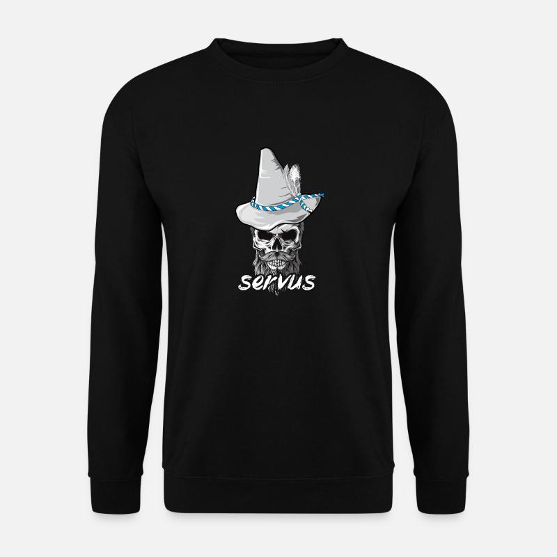 Servus Bayern Skull - Unisex Sweatshirt - black