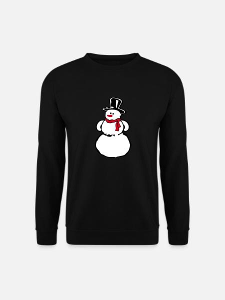 Snowman - Unisex Sweatshirt - black