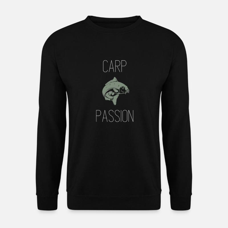 Karpfen Leidenschaft - Carp Passion - Unisex Sweatshirt - black