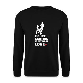 Figure skating - Unisex Sweatshirt - black - Front - Alina (178cm) & Michal (187cm)