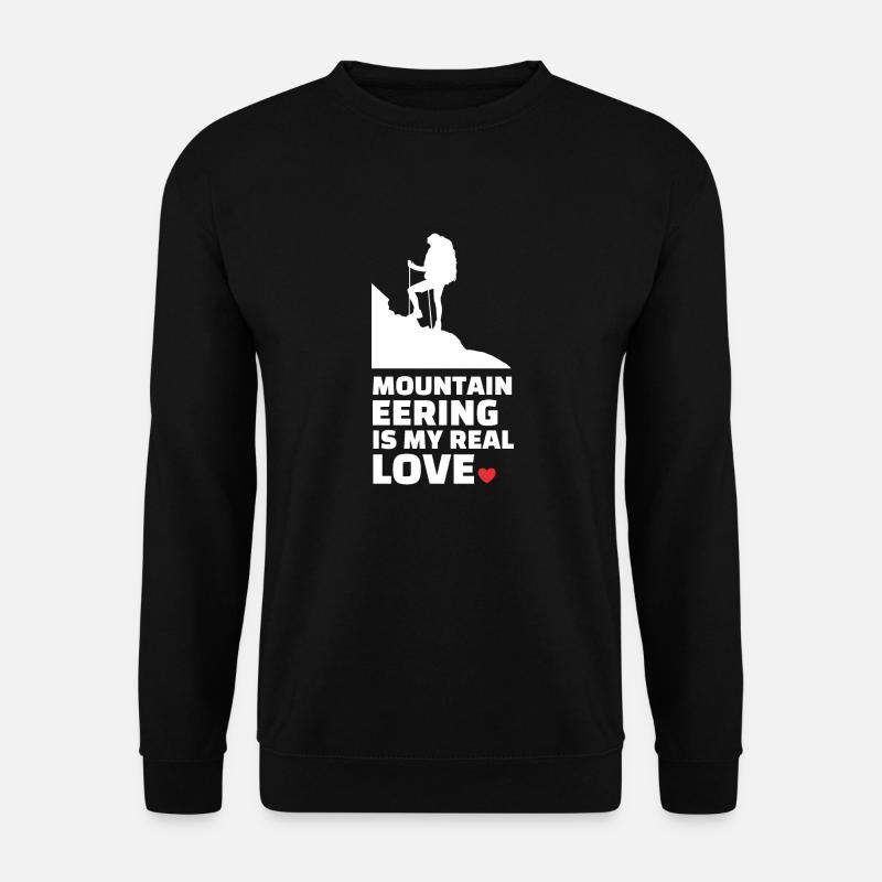 Ich Liebe Bergsteigen - Unisex Pullover - Schwarz